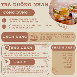 Trà Dưỡng Nhan - Trà Nhà Minh Giang - Đẹp Da, Thanh Nhiệt, Mát Gan, An Thần Ngủ Ngon