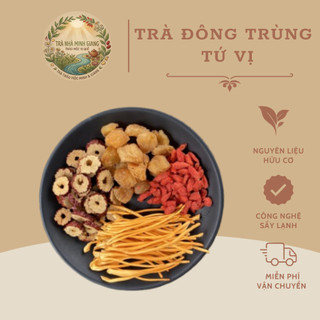 Trà Đông Trùng Tứ Vị - Trà Nhà Minh Giang - Đẹp Da, Dễ Ngủ, Chống Lão Hóa, Bồi Bổ Sức Khỏe