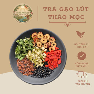 Trà Gạo Lứt Thảo Mộc - Trà Nhà Minh Giang - Đẹp Da, Thanh Nhiệt, Đẹp Dáng, Lợi Sữa