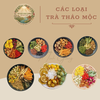 [Gói dùng thử] Trà Thảo Mộc các loại - 10 gói trà - Đẹp Da, Giảm Cân, Mát Gan, Thanh Lọc, Dễ Ngủ