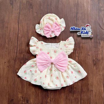 Girls' Pink Newborn Dress KIDS