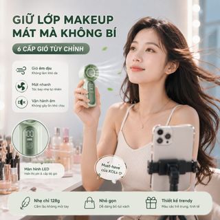 Quạt Cầm Tay Mini Kachi MK441 - Pin Khủng 3000mAh