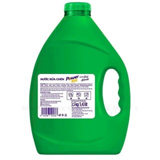 Nước rửa chén POWER100 - Trà xanh 1,4kg & 3.5kg