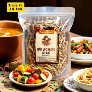 Nấm Lộc Nhung Sấy Khô Energy Crystal - Mùi Thơm Nhẹ Lan Trong Gian Bếp