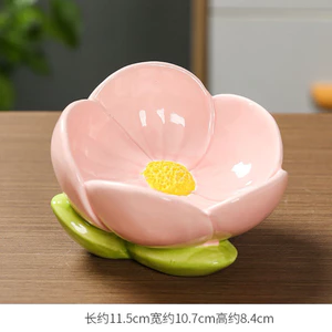Đĩa Bông Hoa Bằng Gốm Sứ