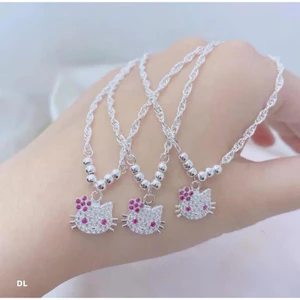 dây và mặt mèo kítty bạc ta cho bé