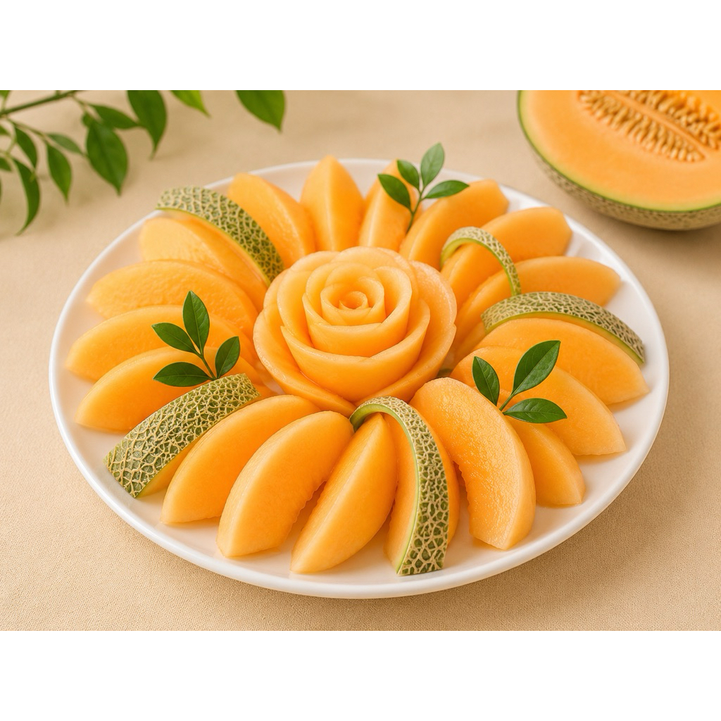 Dưa lưới Đài Loan - Giòn, ngọt thanh
