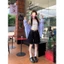 Quần Short Ngố Lửng Nữ Suông Ống Rộng Màu Xanh Đen WASH RETRO Quần Jean Lửng Nữ Lưng Cao BIGSIZE