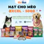 Hạt Cho Mèo Excel Bổ Sung Taurine, Omega 3-6, Dưỡng Lông, Dễ Tiêu Hóa Cho Mèo Lớn
