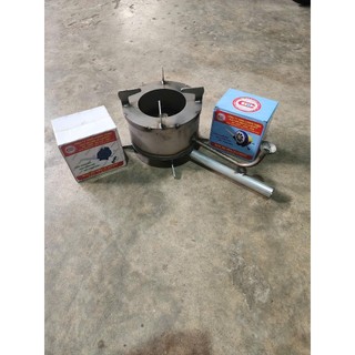 Bếp dầu thải PA17 loại mộc không sơn đường kính 24cm ngọn lửa xanh