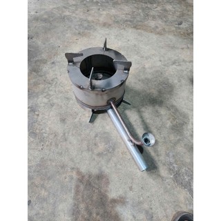 bếp đun dầu thải loại mộc không sơn đường kính 24cm