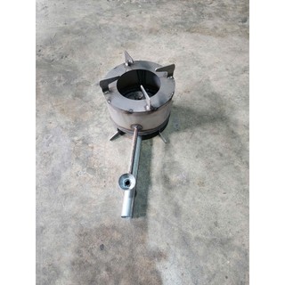 bếp đun dầu thải loại mộc không sơn đường kính 24cm