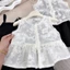 Đầm thiết kế cho bé gái, Đầm tiệc cho bé gái, Váy 2 dây liền thân mix áo ren trắng 12-35kg Sunny Kids