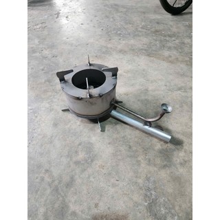 Bếp dầu thải PA17 loại mộc không sơn đường kính 24cm ngọn lửa xanh