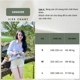 Áo Sơ Mi Đũi Kẻ Xanh Cúc Trai Form Rộng – Style Basic Hàn Quốc Thanh Lịch GEMINI