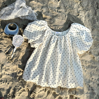 MUSE BI | Áo bồng bềnh 2 lớp cổ tròn chất liệu katesilk, nữ tính, nhẹ nhàng | Bymintt