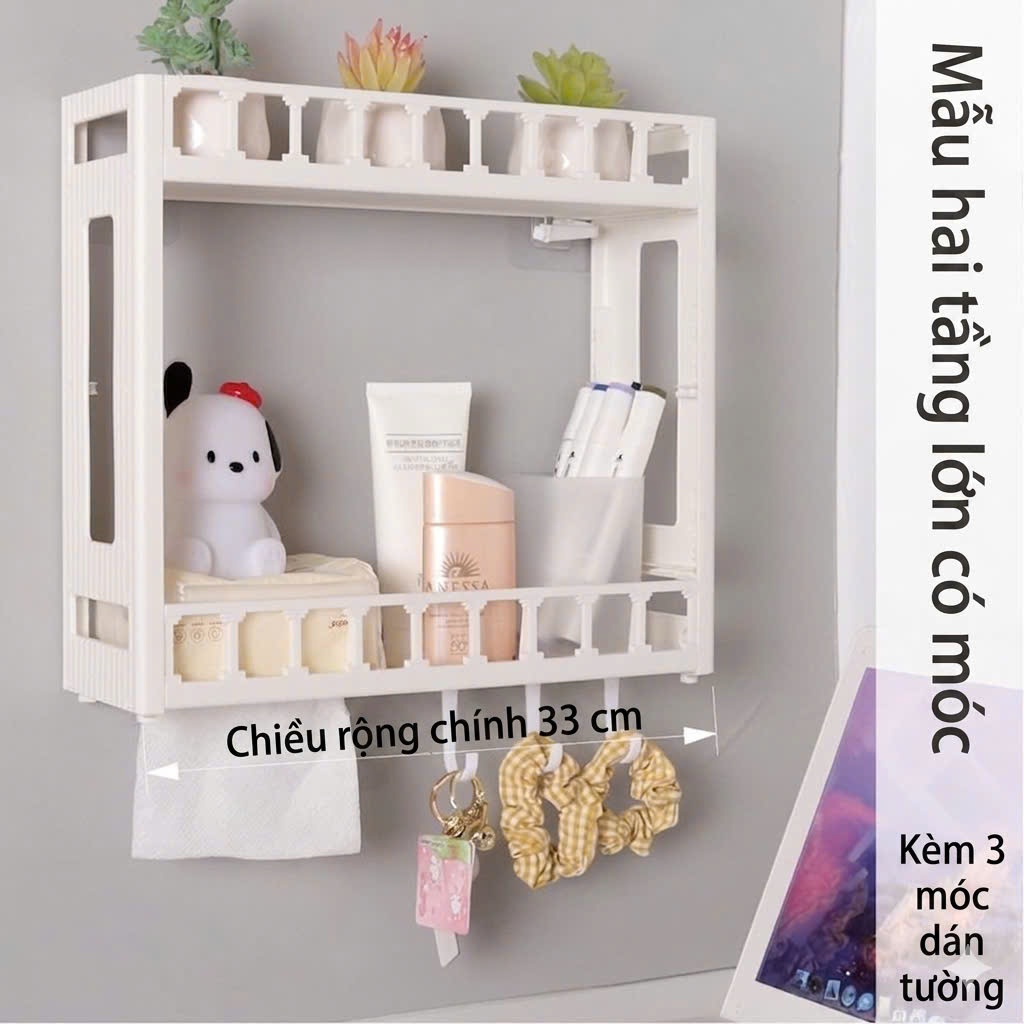 Kệ Đa Năng Dán Tường 2/3/4 Tầng - Kệ Để Đồ Decor Phòng Ngủ , Bàn Học , Nhà Bếp , Nhà Tắm , | BigBuy360 - bigbuy360.vn