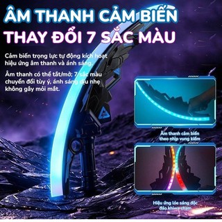 Đao Đồ Chơi Phát Sáng Led Ghép Nối | Đao Bán Nguyệt Âm Thanh Ánh Sáng Cảm Biến Sạc Type C