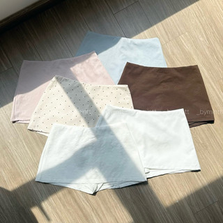 MINI SKIRT | Chân váy dáng ngắn lưng thấp, 2 lớp phong cách năng động, nữ tính | Bymintt