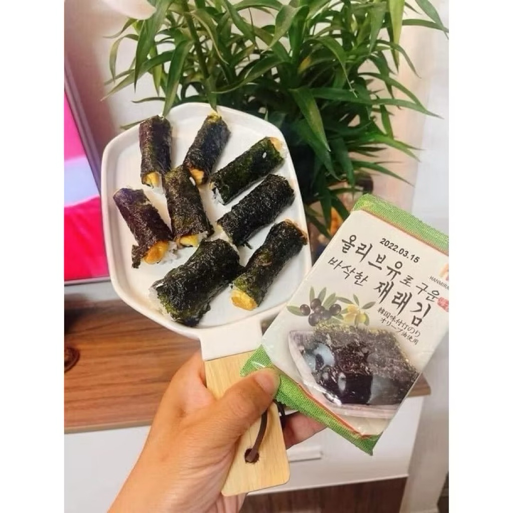 (NHẬP KHẨU CHÍNH HÃNG) Lốc 16 Gói Lá Rong Biển Ăn Liền Vị Truyền Thống Dongyan Gói 5G