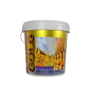 Sơn Nhũ Vàng 24k Thailand Cao Cấp gốc Acrylic dùng cho mọi chất liệu (Lon 1kg)