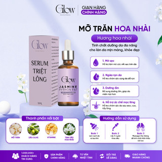 Serum Mỡ Trăn Triệt Lông Nguyên Chất Hương Hoa Nhài GLOW WAXING Triệt Lông Dưỡng Da CHE TÊN