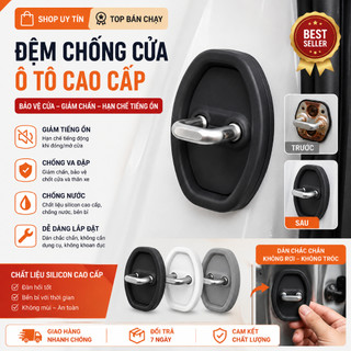Đệm Chống Va Đập Cửa Ô Tô Silicon Cao Cấp – Giảm Tiếng Ồn, Chống Trầy Xước, Chống Gỉ Chốt Cửa Xe Hơi