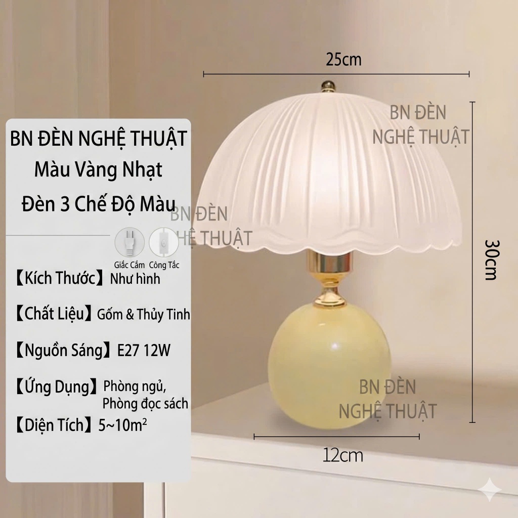 𝐂𝐌𝐀𝐑𝐓.𝐆𝐢𝐚 𝐝𝐮̣𝐧𝐠 Đèn ngủ Vintage Trang trí phòng ngủ decor phòng khách CM60 | BigBuy360 - bigbuy360.vn