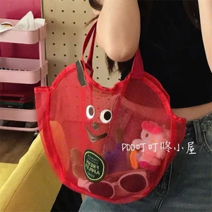 Túi Lưới Đựng Đồ Hình Quả Táo 🍎🍌 Quả Chuối_ Đựng mỹ phẩm, đồ cá nhân, đồ đi biển cực tiện