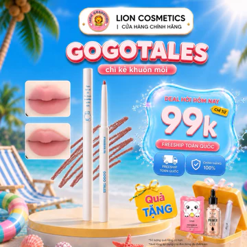(GT531)[Gogotales] Bút Chì Kẻ Viền Môi Gogotale Tự Nhiên 3D Hack Môi GOGO TALES Lâu Trôi Chì Kẻ Môi Hack Dáng Môi GT531