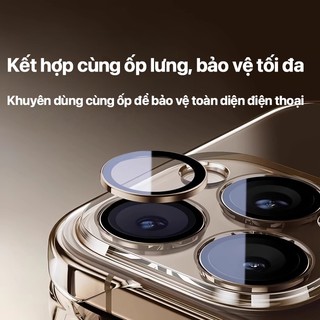 Miếng dán camera AR, Trong suốt, Chống trầy xước, Bảo vệ camera - Dành cho iPhone 17 16 15 14 13 12 11 Pro Plus Max