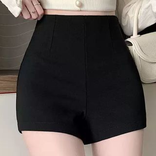 Quần đùi nữ cạp cao chất thun co giãn sang VANISA Q7