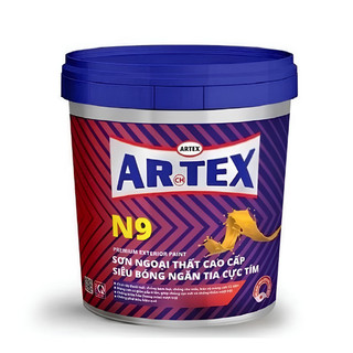 Sơn Ngoại Thất Artex N9 Siêu Bóng Cao Cấp Chống Bám Bụi (Thùng 18L)