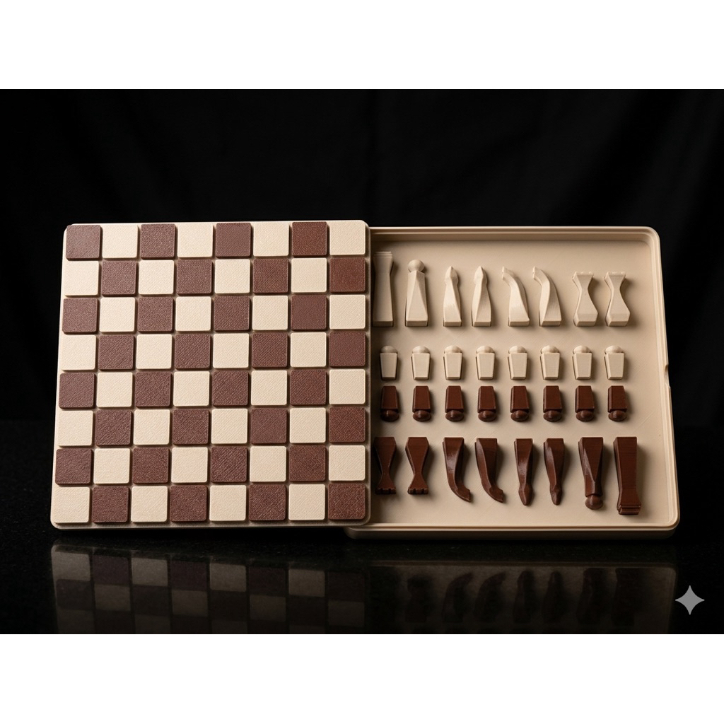 Cờ vua tối giản tinh tế Forma Chess Set- Quà tặng cờ vua, cờ vua độc lạ tối giản tinh tế