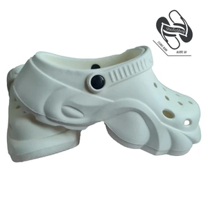 Dép Sục Nữ Đế Cao Lượn Sóng Phong Cách Hàn Quốc - Dép Sục Bánh Mì Quai Hậu Đi Mưa Đúc Nguyên Khối Tăng Chiều Cao