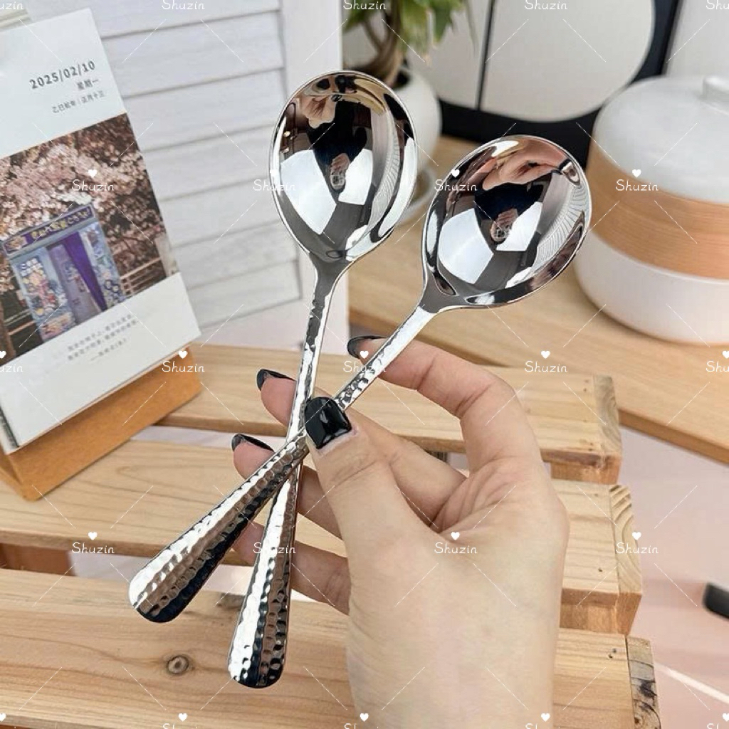 Thìa họa tiết kim cương Chockmen - C854