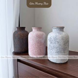 Bình Hoa Sương Mộc Bát Tràng,Cắm Hoa Để Bàn