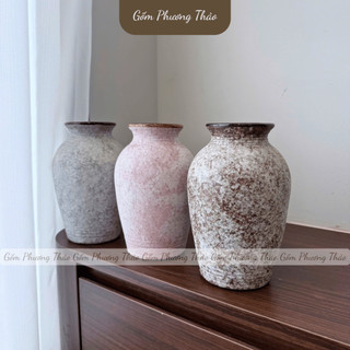 Bình Hoa Sương Mộc Bát Tràng,Cắm Hoa Để Bàn