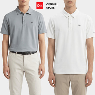 Áo polo nam MK Activ-Fit Polo vải thun Polyester co giãn 4 chiều thoáng mát không cần ủi dễ phối đồ