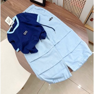 SET BỘ ÁO COTTON - QUẦN GIÓ XUÔNG CHỮ ALO CỰC CHẤT |ANHMYBABY