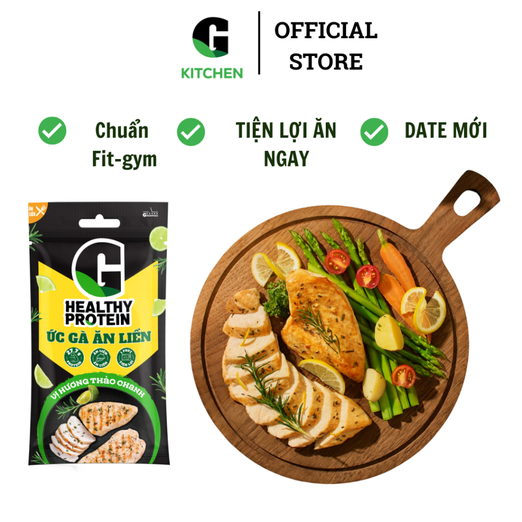Ức gà ăn liền G Kitchen 100g [Giao HCM]