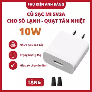 Củ Sạc Xiaomi 5v2a 10w Cho Sò Lạnh, Quạt Tản Nhiệt Điện Thoại