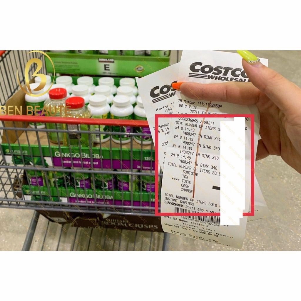 combo 2 chai bổ não Ginkgo biloba 340v