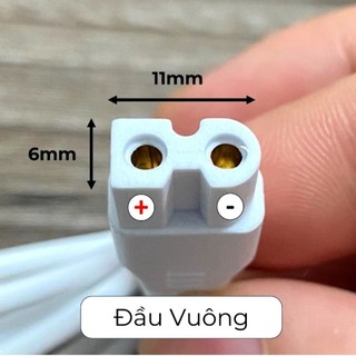 dây sạc tông đơ cắt tóc máy cạo râu đầu dây bên vuông bên tròn