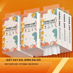 Combo 12 Bịch Giấy Vệ Sinh Treo Tường TopGia Thùng 12 Bịch Đa Sắc Treo Đa Năng Từ Bột Giấy Thiên Nhiên