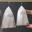 Combo 50 Túi Đựng Giày Dép Du Lịch Màu Trắng Có Dây Rút Tiện Lợi Chống Bụi Bẩn