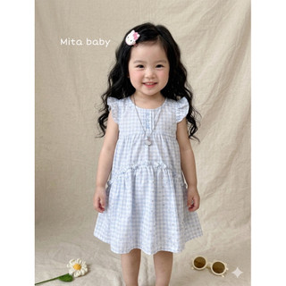 [TẶNG Vòng kitty] Váy đi biển, đầm trẻ em hàng QCCC - Váy xinh cho bé mặc hè dáng xòe Bling Bling