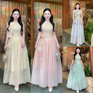 Đầm Dạ Hội Dài Maxi Voan Công Chúa – Sang Trọng, Nhẹ Nhàng, Tôn Dáng[damvaythietke] X101