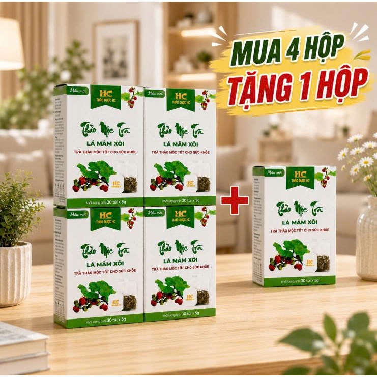 Trà Lá Mâm Xôi Rừng Sấy Khô Túi Lọc 30 Gói – Thảo Mộc Thiên Nhiên, Thanh Nhẹ, Tiện Lợi