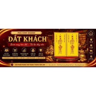 Thẻ Phong Thủy: Phù Vàng Kinh Doanh Đắt Khách Hàng | Giàu Có - Tài Lộc | May Mắn, Chiêu Tài, Buôn May Bán Đắt -hỗ trợ sỉ